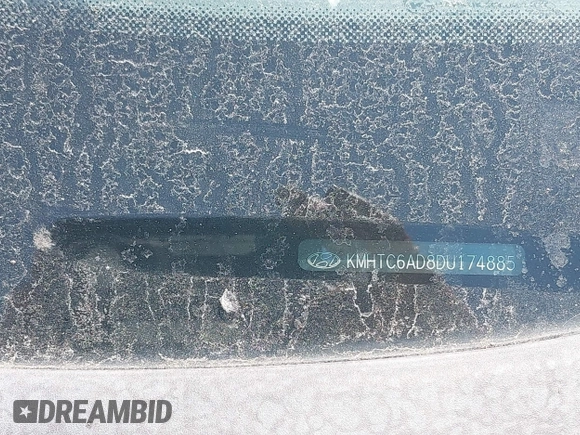 2013 Hyundai Veloster w/Black Int with VIN KMHTC6AD8DU174885, listed as a IAAI auction lot 42408175 with 132,366 mi miles and . Bid and sale history available at DreamBid. Image 9.