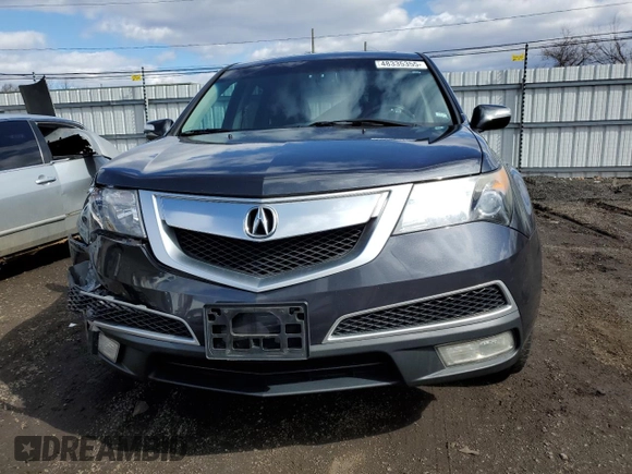 2013 Acura MDX with VIN 2HNYD2H21DH523774, listed as a Copart auction lot 48335355 with 103,877 mi miles and Salvage Title. Bid and sale history available at carsss.com. Image 5.