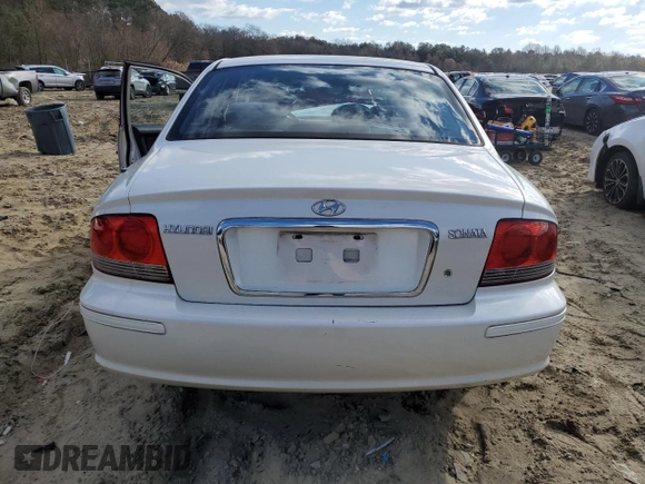 2004 Hyundai Sonata with VIN KMHWF25SX4A041939, listed as a Copart auction lot 83595624 with 143,228 mi miles and Salvage Title. Bid and sale history available at carsss.com. Image 6.