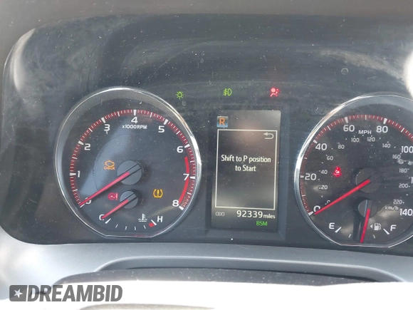 2016 Toyota RAV4 SE with VIN 2T3JFREV6GW492731, listed as a IAAI auction lot 41993874 with 92,339 mi miles and . Bid and sale history available at DreamBid. Image 7.