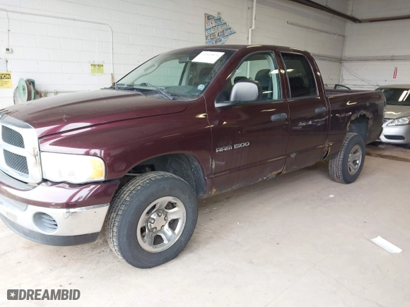 2005 Dodge Ram 1500 ST with VIN 1D7HU18NX5S255916, listed as a IAAI auction lot 41965024 with 227,087 mi miles. Bid and sale history available at carsss.com. Image 2.