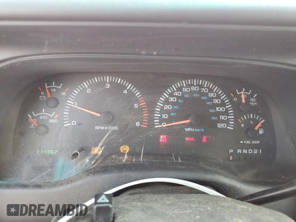 1999 Dodge Dakota SLT z VIN 1B7GL22X6XS243645, wystawiony jako Copart lot #54258675 z przebiegiem 114 362 mil mil oraz Czysty tytuł • Clean title. Historia ofert i sprzedaży dostępna na DreamBid. Obrazek 9.