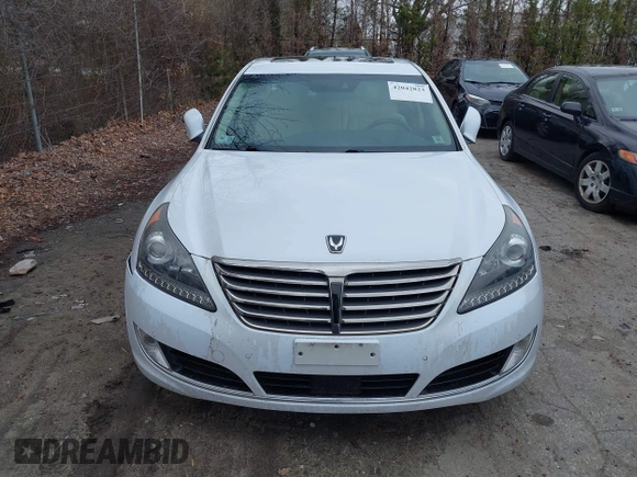2014 Hyundai Equus Signature with VIN KMHGH4JH0EU085887, listed as a IAAI auction lot 42042823 with 77,527 mi miles and . Bid and sale history available at DreamBid. Image 6.