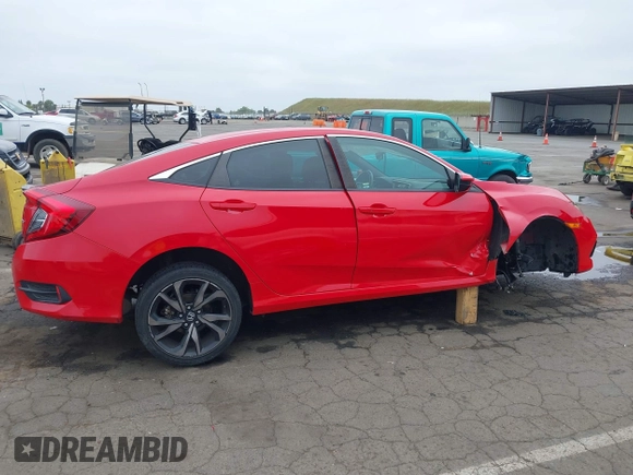 2019 Honda Civic Sport with VIN 2HGFC2F80KH538093, listed as a IAAI auction lot 42093863 with 63,349 mi miles and . Bid and sale history available at DreamBid. Image 13.