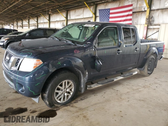 2017 Nissan Frontier SV with VIN 1N6DD0FR7HN745870, listed as a Copart auction lot 55844745 with 155,167 mi miles and Salvage title. Bid and sale history available at DreamBid. Image 1.