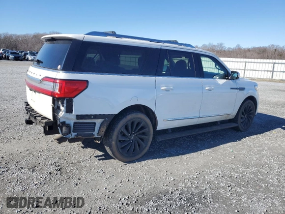 2021 Lincoln Navigator Black Label z VIN 5LMJJ3TT3MEL03929, wystawiony jako Copart lot #88942155 z przebiegiem 55 633 mil mil oraz Szkoda całkowita • Salvage title. Historia ofert i sprzedaży dostępna na DreamBid. Obrazek 3.