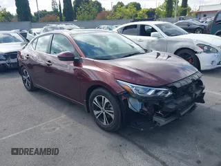 2020 Nissan Sentra SV with VIN 3N1AB8CV7LY250711, listed as a IAAI auction lot 42448577 with 44,971 mi miles and . Bid and sale history available at DreamBid. Image 1.