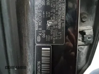2011 Kia Forte LX with VIN KNAFT4A28B5436736, listed as a Copart auction lot 89303965 with 120,058 mi miles and Salvage Title. Bid and sale history available at carsss.com. Image 12.