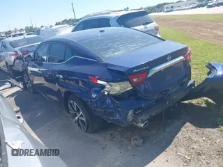 2017 Nissan Maxima SV with VIN 1N4AA6AP9HC414880, listed as a IAAI auction lot 41311227 with 54,570 mi miles and . Bid and sale history available at DreamBid. Image 3.