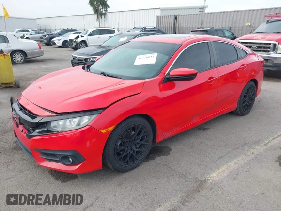 2017 Honda Civic Sedan EX-T with VIN 2HGFC1F38HH646372, listed as a IAAI auction lot 41726045 with 122,423 mi miles. Bid and sale history available at carsss.com. Image 2.