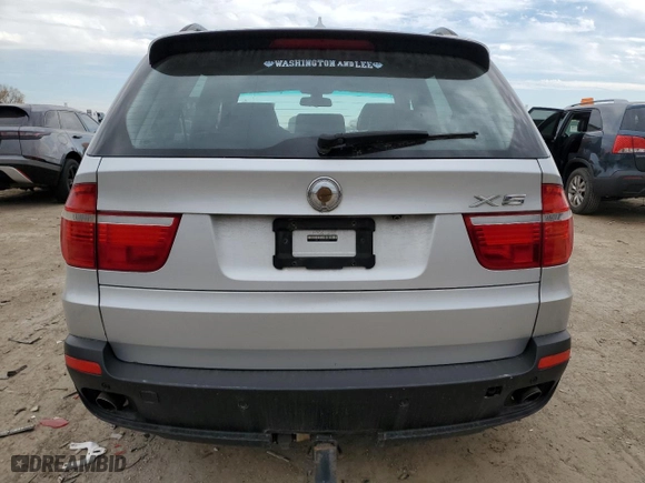 2007 BMW X5 3.0si with VIN 4USFE43507LY79240, listed as a Copart auction lot 76997304 with 142,895 mi miles and Salvage Title. Bid and sale history available at carsss.com. Image 6.