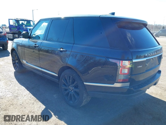 2017 Land Rover Range Rover HSE with VIN SALGS2FV2HA376222, listed as a IAAI auction lot 41592865 with 93,773 mi miles and . Bid and sale history available at DreamBid. Image 3.