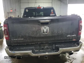 2020 Ram 1500 Limited with VIN 1C6SRFHT5LN138499, listed as a Copart auction lot 44197805 with 92,257 mi miles and Salvage Title. Bid and sale history available at carsss.com. Image 6.