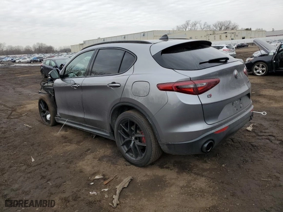 2020 Alfa Romeo Stelvio Sport with VIN ZASPAKAN6L7C95545, listed as a Copart auction lot 47619605 with 37,014 mi miles and Salvage Title. Bid and sale history available at carsss.com. Image 2.