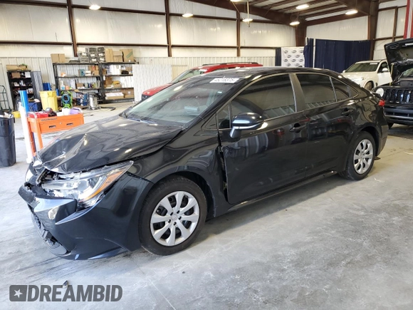 2022 Toyota Corolla LE with VIN 5YFEPMAE0NP391988, listed as a Copart auction lot 45218375 with 56,452 mi miles and Salvage Title. Bid and sale history available at DreamBid. Image 1.