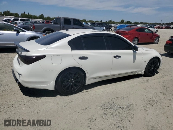2016 Infiniti Q50 Premium with VIN JN1EV7AP0GM301403, listed as a Copart auction lot 63711085 with 106,226 mi miles and Clean title. Bid and sale history available at DreamBid. Image 3.