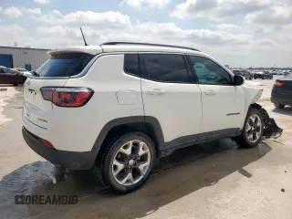 2019 Jeep Compass Limited with VIN 3C4NJDCB9KT618950, listed as a Copart auction lot 53464175 with 123,247 mi miles and Clean title. Bid and sale history available at DreamBid. Image 3.