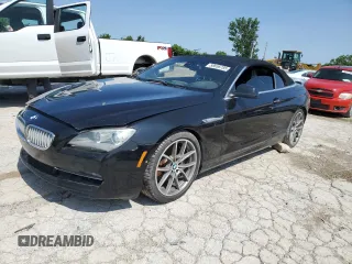 2012 BMW 6 Series 650i z VIN WBALZ3C55CDL70172, wystawiony jako Copart lot #58656785 z przebiegiem 104 657 mil mil oraz Czysty tytuł • Clean title. Historia ofert i sprzedaży dostępna na DreamBid. Obrazek 1.