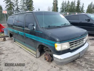 1992 Ford Econoline Cargo with VIN 1FDEE14NXNHA02328, listed as a IAAI auction lot 41637970 with Not Provided miles. Bid and sale history available at carsss.com. Image 1.
