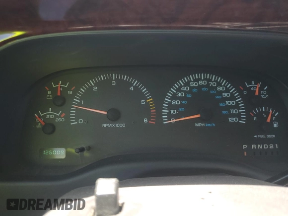 2000 Dodge Durango z VIN 1B4HS28Z3YF291451, wystawiony jako Copart lot #49646545 z przebiegiem 126 009 mil mil oraz Szkoda całkowita • Salvage title. Historia ofert i sprzedaży dostępna na DreamBid. Obrazek 9.