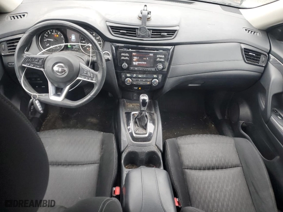 2017 Nissan Rogue SV with VIN KNMAT2MV1HP521275, listed as a Copart auction lot 43055845 with 134,225 mi miles and Salvage Title. Bid and sale history available at carsss.com. Image 8.