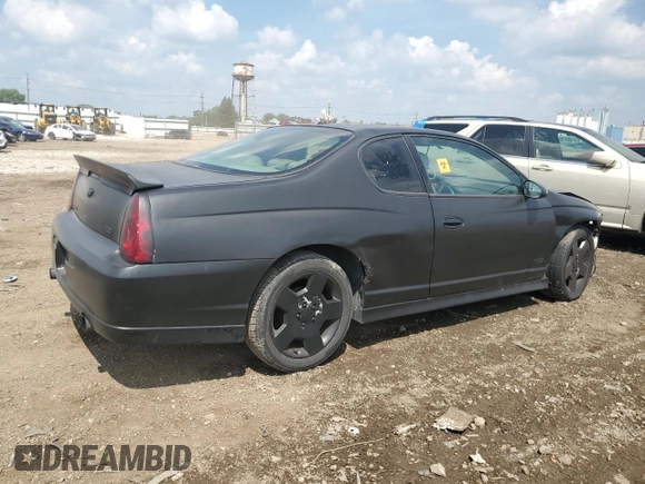 2007 Chevrolet Monte Carlo SS with VIN 2G1WL16C679159686, listed as a Copart auction lot 64812295 with Not provided miles and Clean title. Bid and sale history available at DreamBid. Image 3.