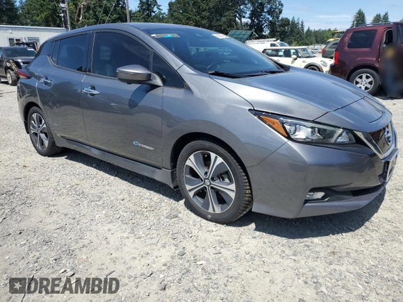 2018 Nissan LEAF SV with VIN 1N4AZ1CP4JC305144, listed as a Copart auction lot 63092295 with 49,729 mi miles and Clean title. Bid and sale history available at DreamBid. Image 4.