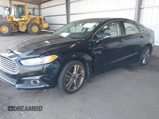 2014 Ford Fusion Titanium with VIN 3FA6P0K97ER328482, listed as a IAAI auction lot 40252350 with 137,128 mi miles. Bid and sale history available at carsss.com. Image 17.