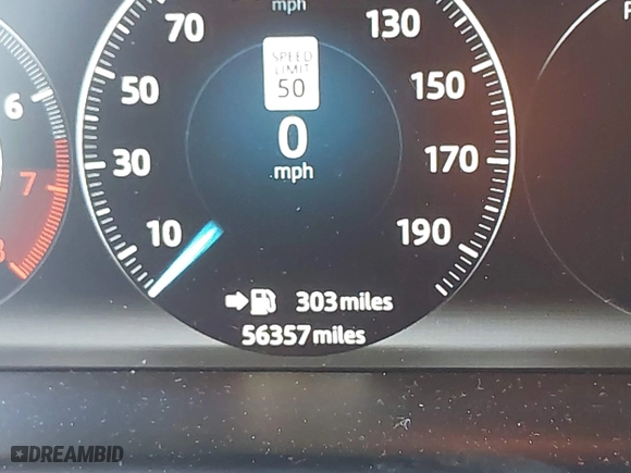 2018 Jaguar XJ with VIN SAJWJ2GD3J8W15092, listed as a IAAI auction lot 41844106 with 56,357 mi miles. Bid and sale history available at carsss.com. Image 15.