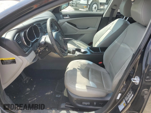 2013 Kia Optima EX with VIN 5XXGN4A70DG161293, listed as a Copart auction lot 52730425 with 0 mi miles and Salvage Title. Bid and sale history available at carsss.com. Image 7.