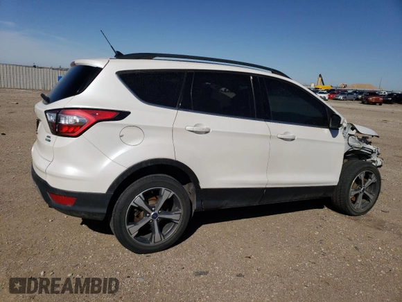 2018 Ford Escape SEL with VIN 1FMCU9HD6JUB52691, listed as a Copart auction lot 49399495 with 107,180 mi miles and Salvage Title. Bid and sale history available at carsss.com. Image 3.