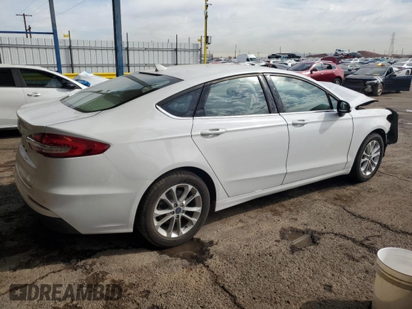 2020 Ford Fusion SE with VIN 3FA6P0H71LR244631, listed as a Copart auction lot 50550265 with 55,849 mi miles and Salvage Title. Bid and sale history available at carsss.com. Image 3.