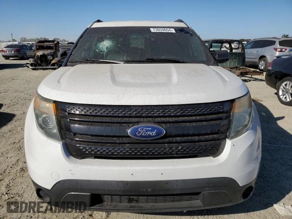 2014 Ford Utility Police Interceptor with VIN 1FM5K8AR9EGA64995, listed as a Copart auction lot 73059654 with 0 mi miles and Salvage Title. Bid and sale history available at carsss.com. Image 5.