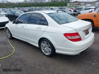 2008 Mercedes-Benz C-Class 3.0L Sport with VIN WDDGF54X98F032459, listed as a IAAI auction lot 41930016 with 183,696 mi miles. Bid and sale history available at carsss.com. Image 3.