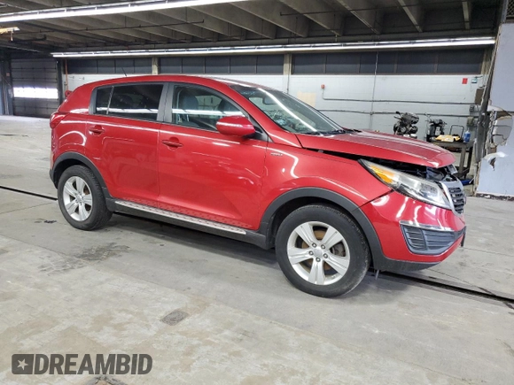 2013 Kia Sportage LX with VIN KNDPBCA2XD7497940, listed as a Copart auction lot 55164085 with 65,215 mi miles and Clean Title. Bid and sale history available at carsss.com. Image 4.