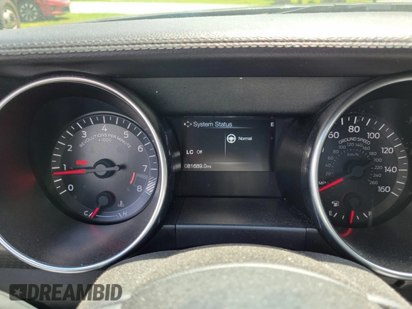 2018 Ford Mustang GT with VIN 1FA6P8CF9J5105490, listed as a IAAI auction lot 42284615 with 81,689 mi miles and . Bid and sale history available at DreamBid. Image 7.