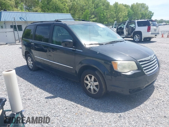 2010 Chrysler Town & Country Touring with VIN 2A4RR5D11AR102714, listed as a IAAI auction lot 42015585 with 176,216 mi miles. Bid and sale history available at carsss.com. Image 1.