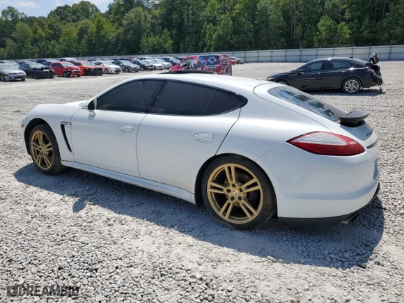 2013 Porsche Panamera with VIN WP0AA2A74DL014271, listed as a Copart auction lot 69182284 with 0 mi miles and Salvage Title. Bid and sale history available at carsss.com. Image 2.