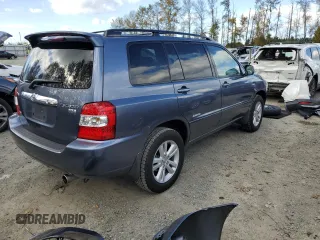 2007 Toyota Highlander Hybrid with VIN JTEHW21A970046744, listed as a Copart auction lot 72814474 with 80,305 mi miles and Salvage Title. Bid and sale history available at carsss.com. Image 3.