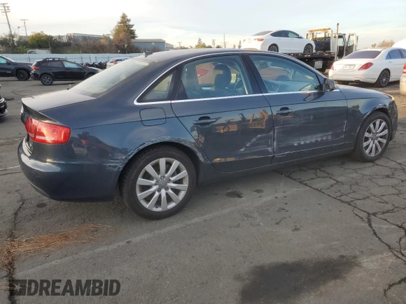 2011 Audi A4 2.0T Premium Plus with VIN WAUEFAFL0BN029318, listed as a Copart auction lot 85724974 with 89,770 mi miles and Salvage Title. Bid and sale history available at carsss.com. Image 3.