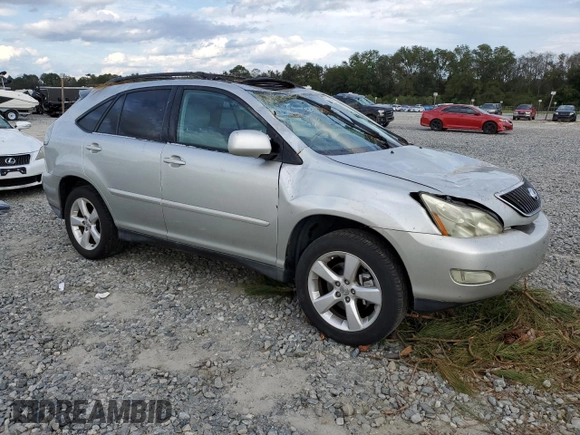 2005 Lexus RX with VIN 2T2GA31U95C027222, listed as a Copart auction lot 73939664 with 191,410 mi miles and Salvage Title. Bid and sale history available at carsss.com. Image 4.