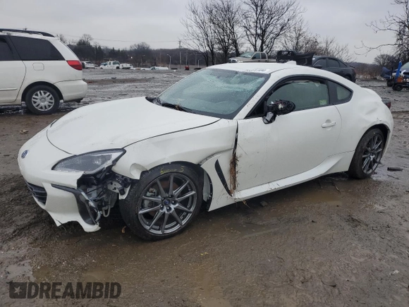 2023 Subaru BRZ Premium with VIN JF1ZDBB14P9703772, listed as a Copart auction lot 85374104 with 23,569 mi miles and Salvage Title. Bid and sale history available at carsss.com. Image 1.