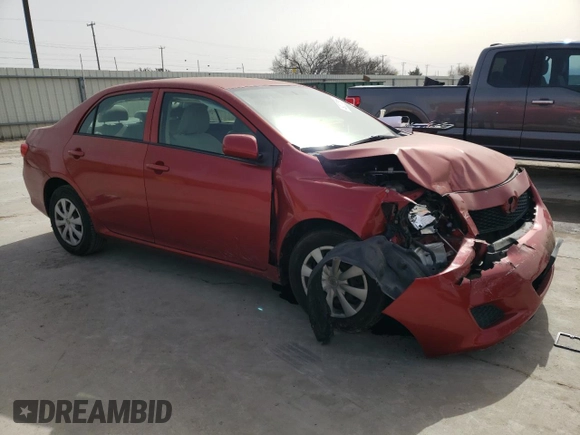2010 Toyota Corolla with VIN JTDBU4EE7A9122764, listed as a Copart auction lot 49277855 with 75,617 mi miles and Salvage Title. Bid and sale history available at DreamBid. Image 4.