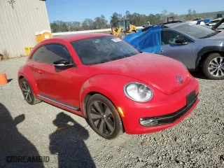 2012 Volkswagen Beetle 2.0T Turbo PZEV with VIN 3VWVA7AT5CM609295, listed as a Copart auction lot 75624374 with 55,287 mi miles and Non Repairable. Bid and sale history available at carsss.com. Image 4.