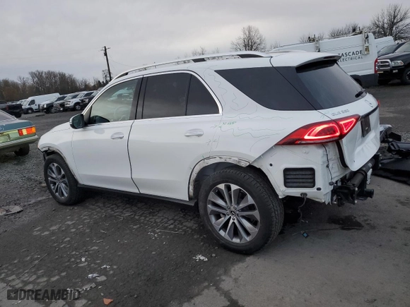 2020 Mercedes-Benz GLE with VIN 4JGFB4KEXLA061628, listed as a Copart auction lot 83780094 with 55,148 mi miles and Salvage Title. Bid and sale history available at carsss.com. Image 2.