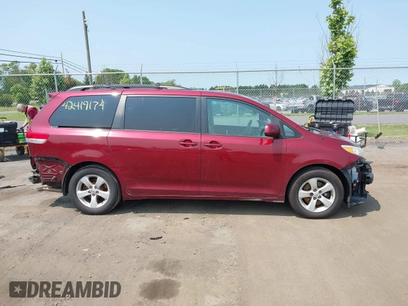 2014 Toyota Sienna LE AAS с VIN 5TDKK3DC6ES417507, выставлен на аукционе IAAI как лот 42419179 с пробегом 156 058 миль миль и . История ставок и продаж доступна на DreamBid. Изображение 14.