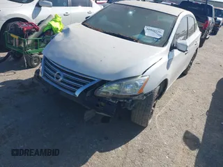 2013 Nissan Sentra SV with VIN 3N1AB7AP2DL649989, listed as a IAAI auction lot 41979236 with 154,815 mi miles and . Bid and sale history available at DreamBid. Image 2.