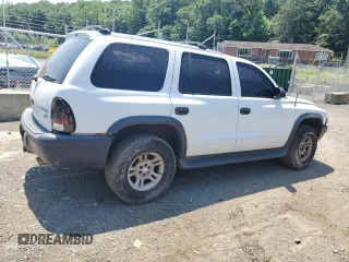 2003 Dodge Durango Sport with VIN 1D4HS38N63F522358, listed as a Copart auction lot 62640305 with 258,304 mi miles and Salvage title. Bid and sale history available at DreamBid. Image 3.