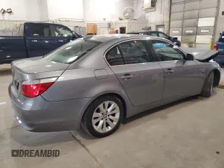 2005 BMW 5 Series 545i with VIN WBANB33555CN64643, listed as a Copart auction lot 50546775 with 159,751 mi miles and Salvage Title. Bid and sale history available at carsss.com. Image 3.