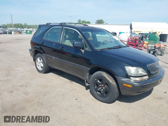 2000 Lexus RX 300 with VIN JT6HF10U9Y0102166, listed as a IAAI auction lot 42145663 with 137,514 mi miles. Bid and sale history available at carsss.com. Image 1.